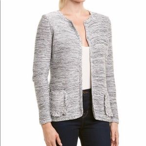J McLaughlin Fringe Snap Button Cardigan